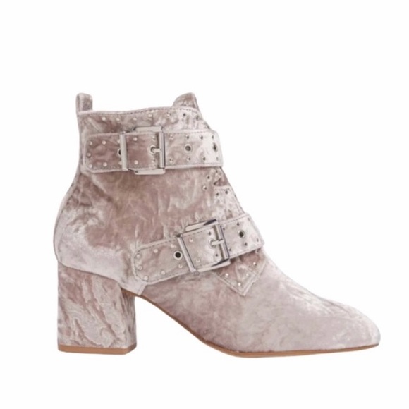 Rebecca Minkoff Shoes - Rebecca Minkoff Crushed Velvet Ankle Booties